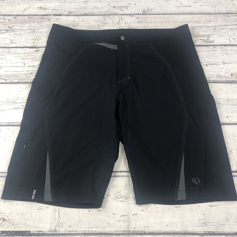 MEN'S PEARL IZUMI BIKE / TRAIL SHORTS UNLINED SIZE XL ADJ WAISTBAND BLACK